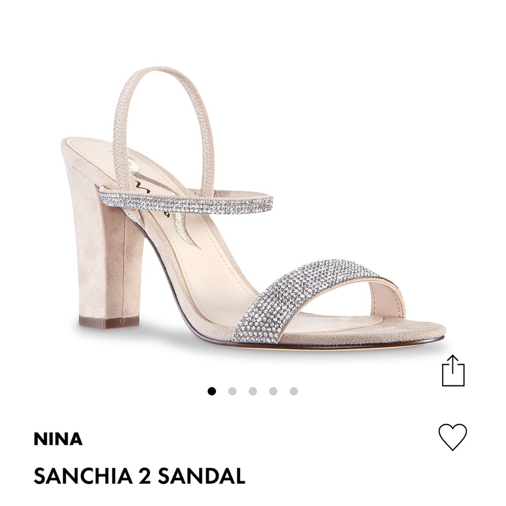 DSW - Nina Sanchia 2 Slingback Strappy Sandal / Heel